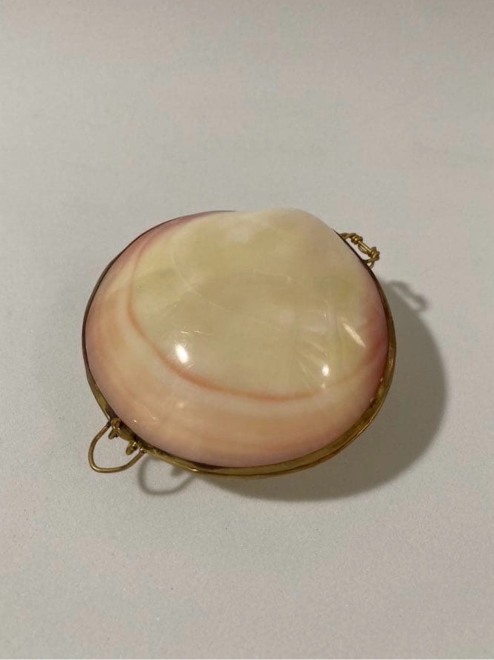 VINTAGE AUTHENTIC SEASHELL MOTHER OF PEARL JEWELRY TRINKET HANDBAG COIN PURSE